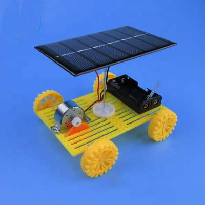 DIY Solar car experimental toys for children's scientific physics