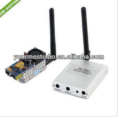 New FPV 5.8G 500mW AV A/V Transmitting/ 8 Channels receiving System