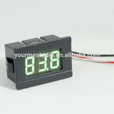 Three-wire 0.36" with shell 0-100V digital voltage meter