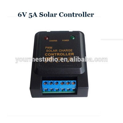 Domestic Solar Photovoltaic Intelligent 6V 5A PWM Solar Charge Controller For Lawn Light