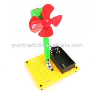 Manual assembly Science puzzle DIY fan toys