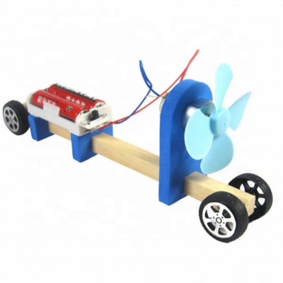 Factory wholesale DIY assembled F1 aerodynamic wooden toy car model for children