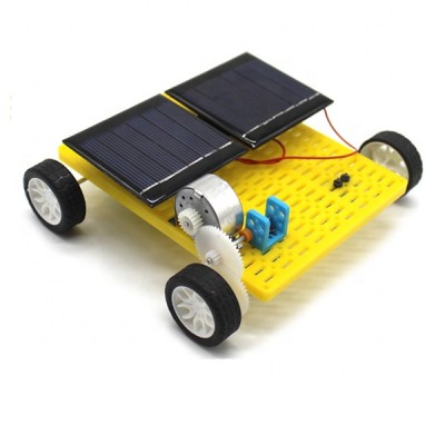 New energy DIY toys dual panel solar star car photovoltaic power toy