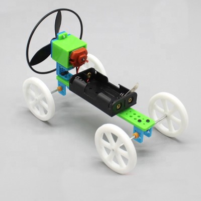 Physics experiment technology round paddle mini wind car