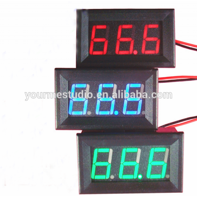 DC 7-150V 0.56" Led DC 3 phase digital Voltmeter For Electric Car