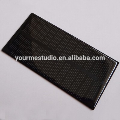 High Efficiency 125*63*3MM 200mA 6V DIY Epoxy Monocrystalline 1W Solar Panel